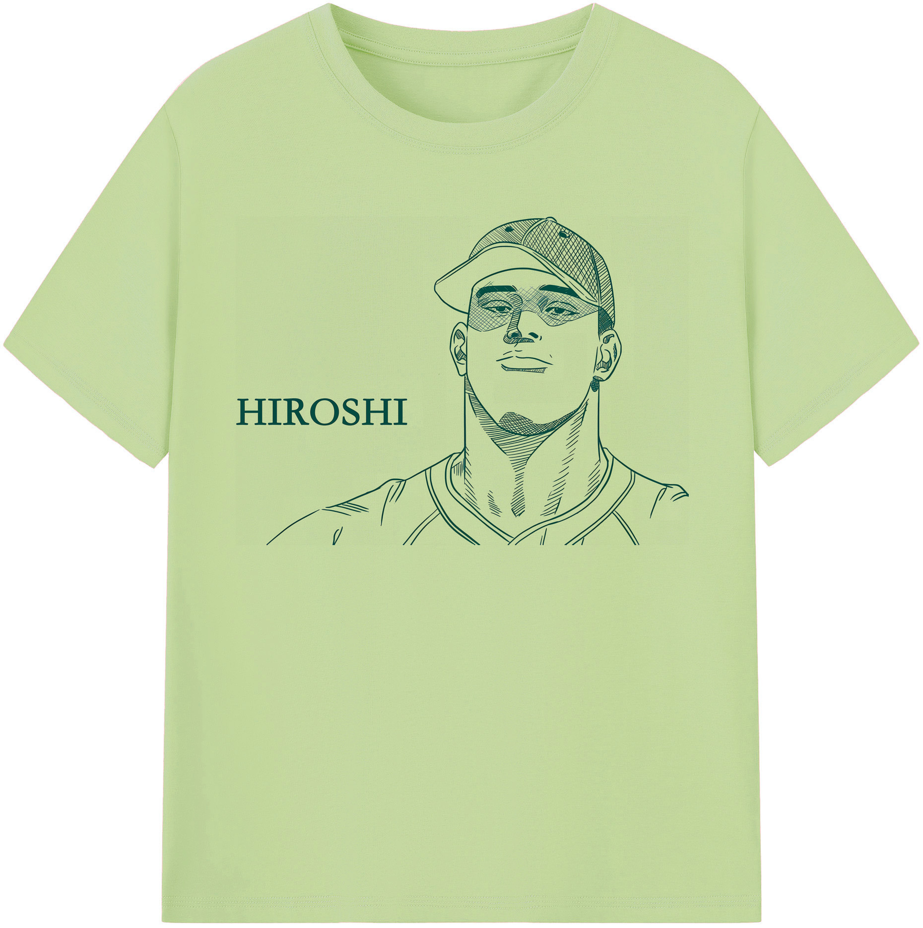 SLAM DUNK／スラムダンク 綿100％半袖Tシャツ（フロントプリント）